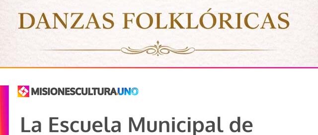 La Escuela Municipal de Danzas Folklóricas inicia un nuevo ciclo de formación en Iguazú